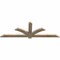 Ekena Millwork Redmond Rough Sawn Timber Gable Bracket, Douglas Fir, 72"W x 24"H x 2"D x 4"F, 8/12 Pitch GBW072X24X0204RED00RDF - alternate 4